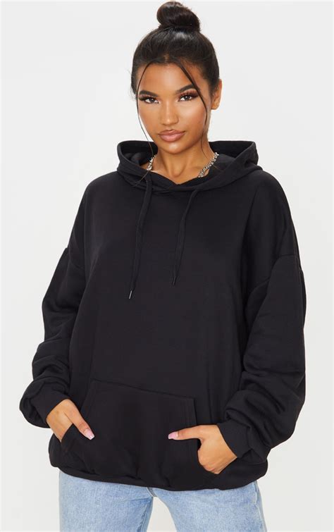 all black oversized hoodie.